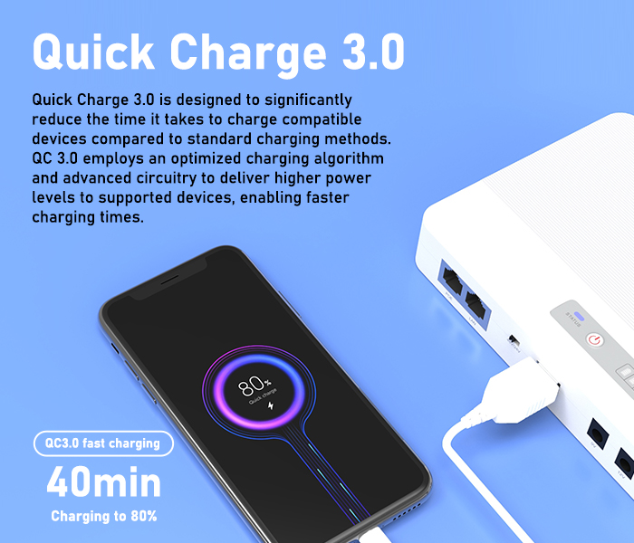 USB QC3.0 UPS