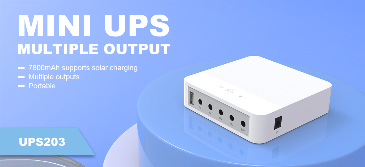 Wholesale WGP Smart Mini Ups 12v 5v Ups Battery Backup dc ups for WiFi router  Modem no break ups 12V manufacturers and suppliers