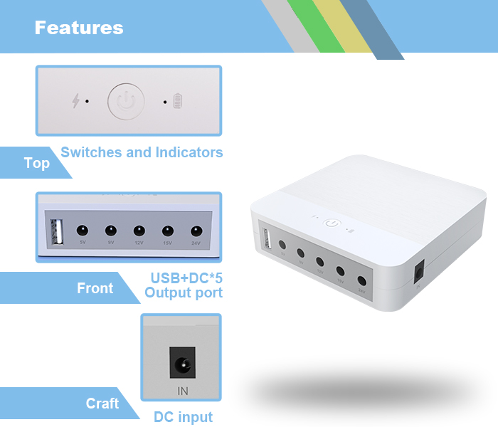 UPS203 for wifi router