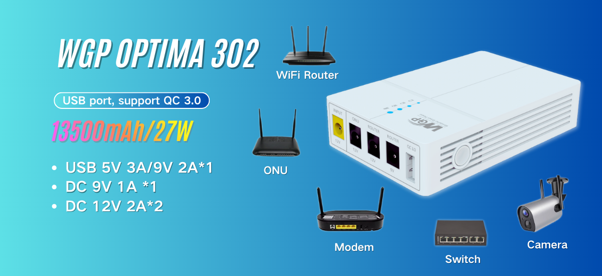 https://www.wgpups.com/wgp-optima-302-27w-mini-dc-ups-qc3-0-usb-port-5v-dc-9v-12v-12v-13500mah-mini-nobreak-for-router-onu-camera-product/